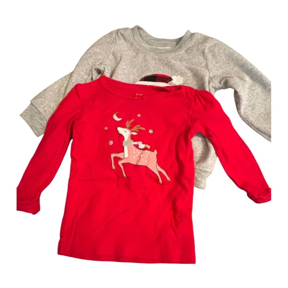 Baby Christmas Long-Sleeve Tops Bundle of 2  Just One You By Carters 12M